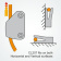 Clamcleat CL207 Lateral Port Cleat for 6–10 mm Rope