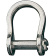 Ronstan RF613S Stainless Steel Bow Shackle, 1/8" Pin, Slotted Head