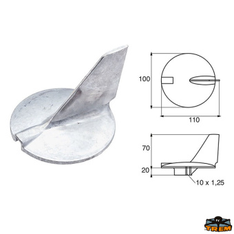 Trem L8246302 - Anodes For Engines Yamaha-Mariner