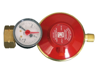 Talamex Universal Gas Pressure Regulator With Pressure Gauge