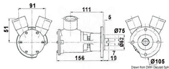 Osculati 16.067.60 - Nauco 242437 pump