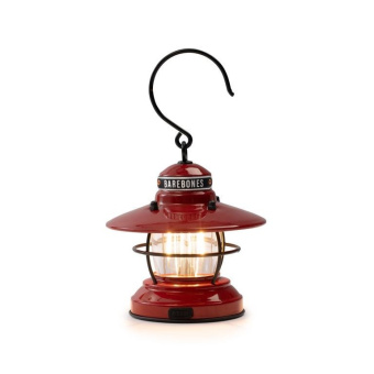 Barebones Mini Edison Lantern Red