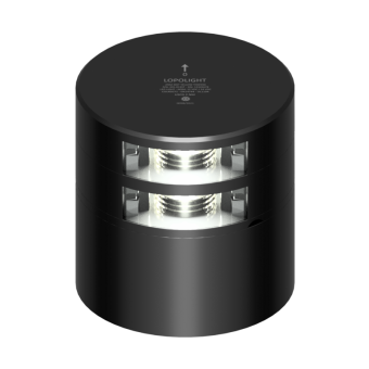 Lopolight 301-005ST-B-RPM - Navigation Light 2NM 135° White Double Stern Black Horizontal Mount Dimmable