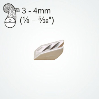Clamcleat CL716 Very Small Alloy Insert Cleat for 3–4 mm Rope
