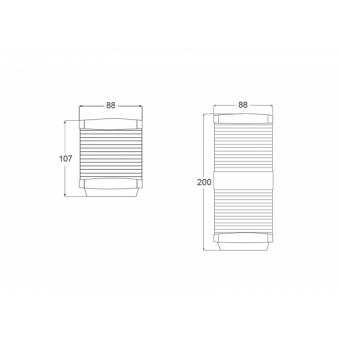 Hella Marine Tricolor Series 2984 Headlight