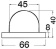 Osculati 11.403.01 - White 225° Navigation Light Made Of Chromed ABS