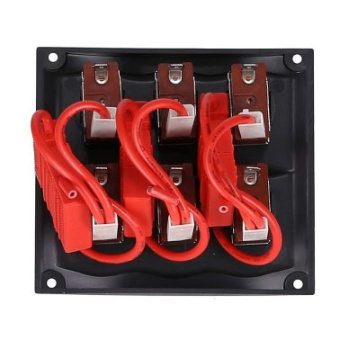 BEP Black Waterproof Panel 6 Switches
