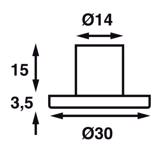 Båtsystem 8879C - Dot 30 LED, Chrome