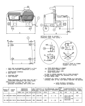 Baratta SC-30R Marine Meat Slicer