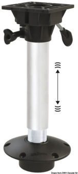 Osculati 48.707.11 - WAVERIDER pedestal telescopic 440/570 mm