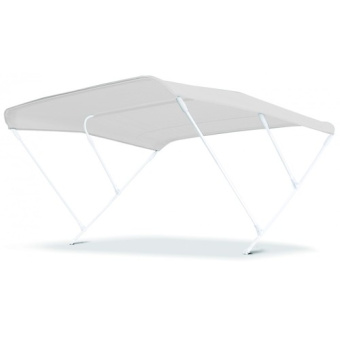 Plastimo 66159 - Aluminium bimini top, 3 arches, width 170cm, grey