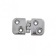 Foresti & Suardi Hinge 60x32 mm Chrome