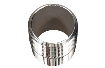 Parker 01173752CL 1-1/4" NPT Close Nipple 316 Stainless Steel