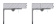 Roca 388000 - Rakego Hinge Grey Anodized