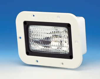 Jabsco 45960-0001 - Flush mount flood light, flood beam, 12 volt dc