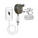Casolux Mary Wall Light USB Touch Dim Grey