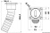 Osculati 20.455.03 - Square Diesel Deck Filler Long Version 38 mm