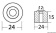 Osculati 43.260.31 - Aluminium Ring Anode 24 x 15 mm