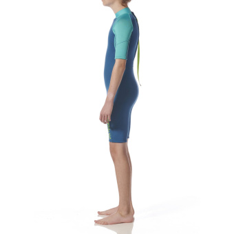 Plastimo P203228 - Essential 3/2mm Neoprene Wetsuit - Shorty Kids Azure Blue Size Y-L