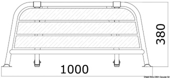 Osculati 48.443.02 - Stern Plattform 1000 mm