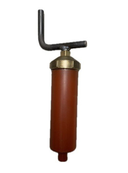 Blokland Grease Press, Narrow at Bottom, 195 x Ø60, 3/8" Under, ½ Ltr