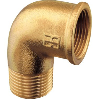 Plastimo 63986 - Connector Brass Elbow 90° Male Female 1/4''