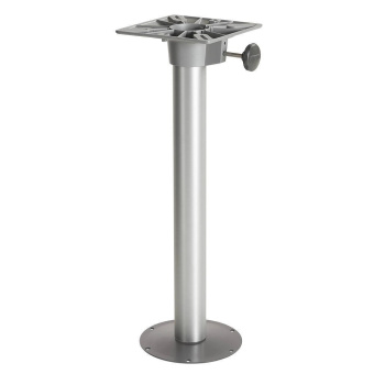 Zwaardvis Z.66372BLACK - Triton 1D Anodized Aluminum Smooth Table Column Ø76 Mm H 720 mm 1 Cone Without Base Custom Black