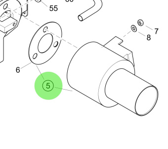 Steyr Z002028-0 - Painted Solenoid Assembly With Seal for MO236-FDE Engines