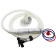Whale DS0014B - Twist Deck Shower (Hot & Cold Water / Angled) Grey