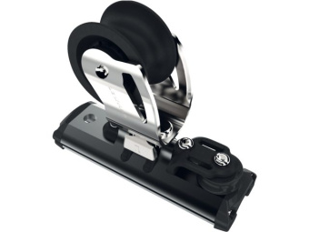 Lewmar 29441513BK - SZ1 SR Genoa Car with Slide Rods and Single Control Line Sheave