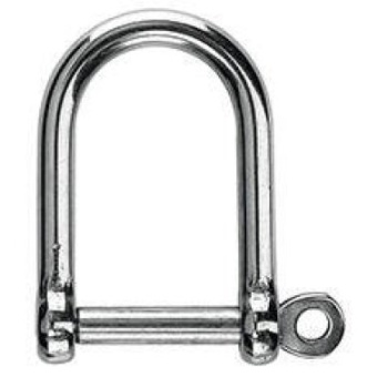 Plastimo 25680 - Wide Shackle Stainless Steel 6mm X2