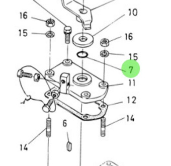 Nanni Diesel 970314180 - O-Ring for Speed Control Assembly
