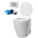 Allpa Electric Toilet Model 'Laguna Hydro-Vacuum', 24v/8a