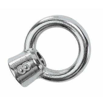 Plastimo 13992 - Stainless Steel Eye Nut (Eye Ø16mm, Thread Ø6mm)