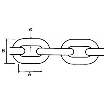Chain 8mm DIN766 100m