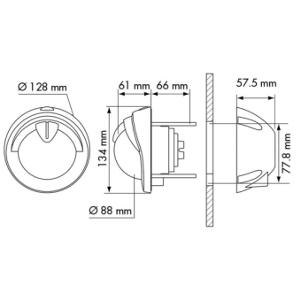Plastimo Mini Contest Compass White