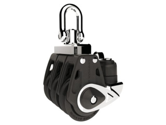 Lewmar 29901328BK - Control Block Triple With Cleat 30mm