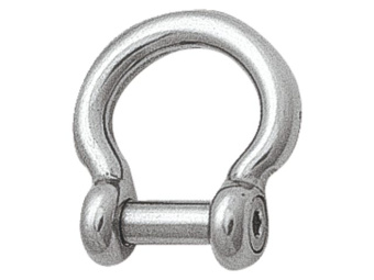 Talamex SS AISI 316 Forged Bow Shackle With Hexagon Socket Head 6 mm