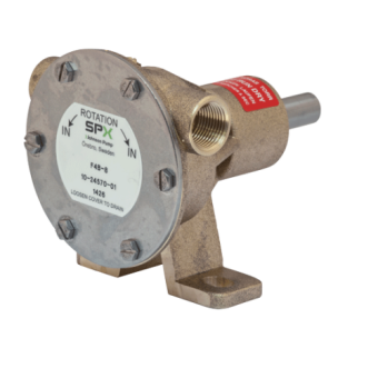 Johnson Pump 10-24570-01  - F4B-8 Bronze Impeller Pump, 34.5 l/min, 3/8" Inner Thread, Base Mounted/Pulley Drive