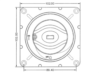 BEP 720 - Battery Switch On/off 48V Max. 600A Continuous
