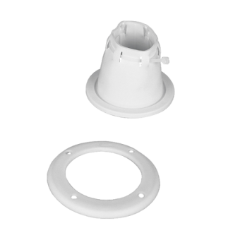Allpa Steering Cable Grommet White Adjustable With Ring, 85x105mm