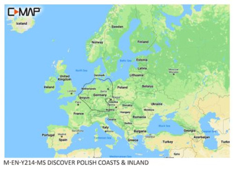 C-MAP Memory Card Discover - Polish Coast & Inland