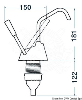 Osculati 15.418.00 - WHALE Flipper MK4 Hand Pump