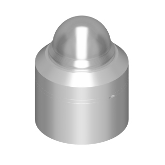 Lopolight 301-411S-IR - Obstruction Light 3NM Hemispherical/Strobe - Infrared (IR), Silver