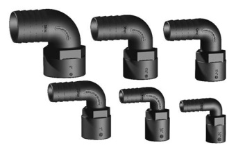 Tru Design Hose Connector 90° 19mmx3/4”BSP Female Thread