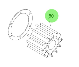 Steyr Z011753-2 - Raw Water Pump Service Kit With Grease