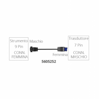 Lowrance Patch Adapter For Connector 9 Pin Male To 7 Pin Female