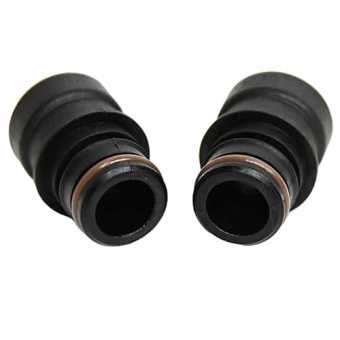 Flojet 20381063 - Black Plastic Poly Tube Fittings With Viton O-Rings 1/2in