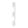 Allpa Plastic Hatch, 459x514x330mm, 2x Handle, 180°, White (Cover And Hinge Removable)