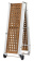 Osculati 42.680.00 - Foldable Gangway Teak Grating 210 cm